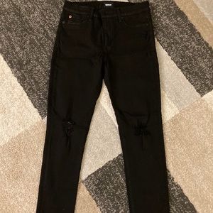 Hudson Nico Mid Rise Jeans size 30 Black